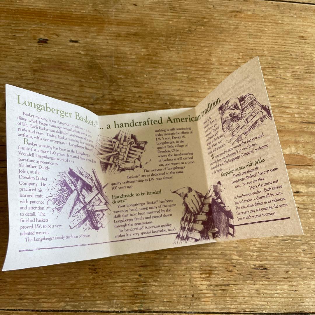 アメリカ アンティーク 大きな ロンガバーガー ピクニック バスケット