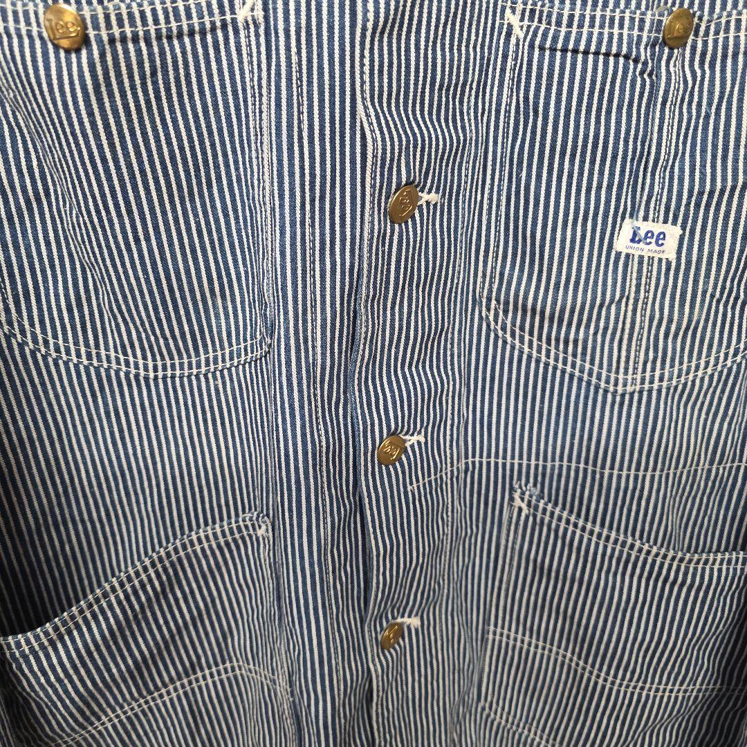 1946年 40s ハウスタグLee 98-Jヒッコリーストライプカバーオール