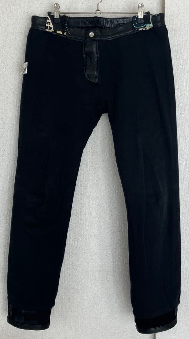 ロアーズオリジナル　5 POCKET COWLEATHER PANTS M