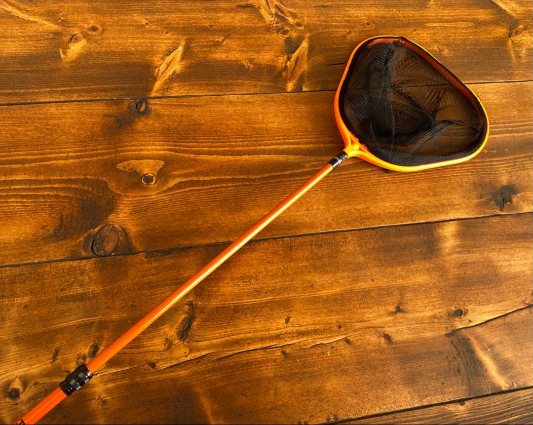 タナゴ釣りセット　ウッドグリップ　1.8M 新品　タナゴ竿　タモ網　収納box