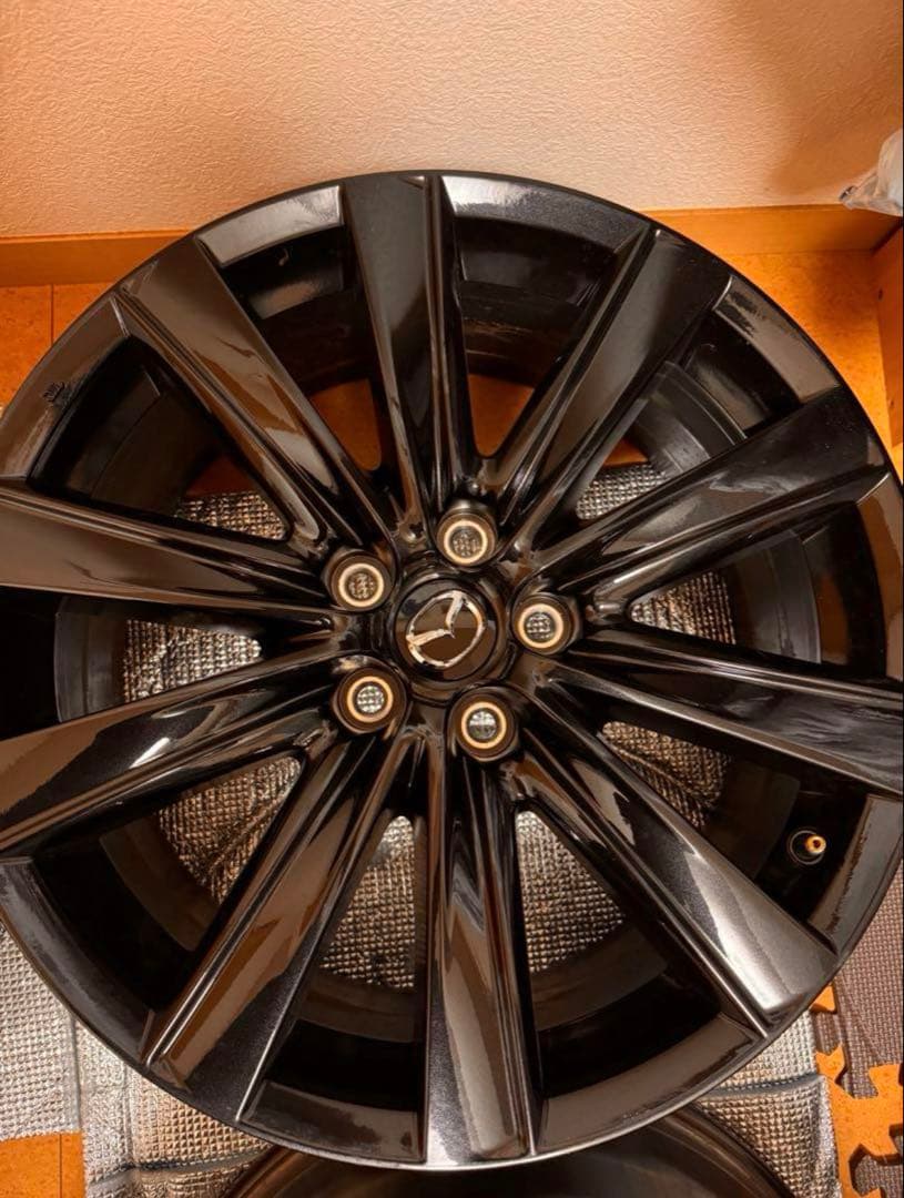 \"2本のみ” ②マツダ　MAZDA6 純正ホイール19インチブラックホイール