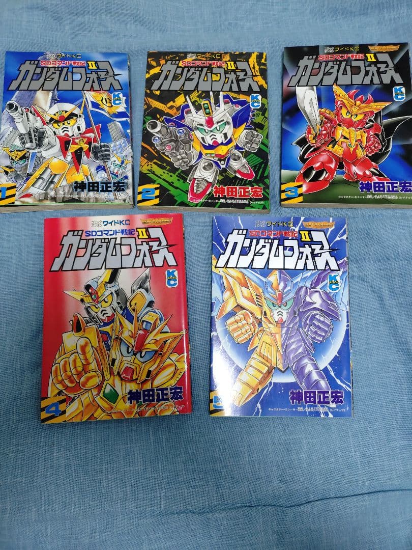 ボンボンコミック　ガンダムフォース　神田正広　全5巻セット　初版