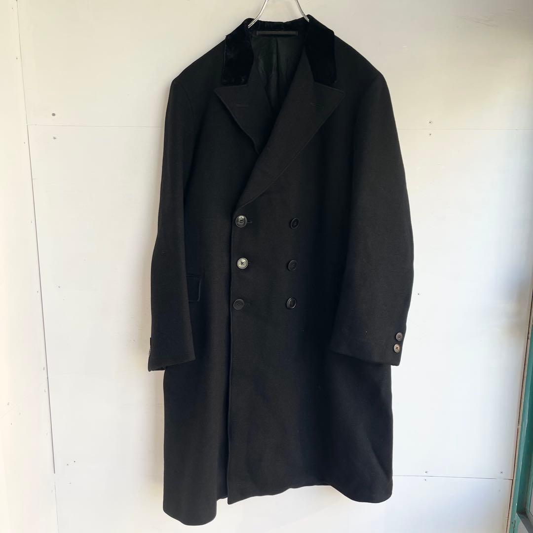 60s ユーロ ダブルブレストコート ヴィンテージ 古着 ヨーロッパ フレンチ