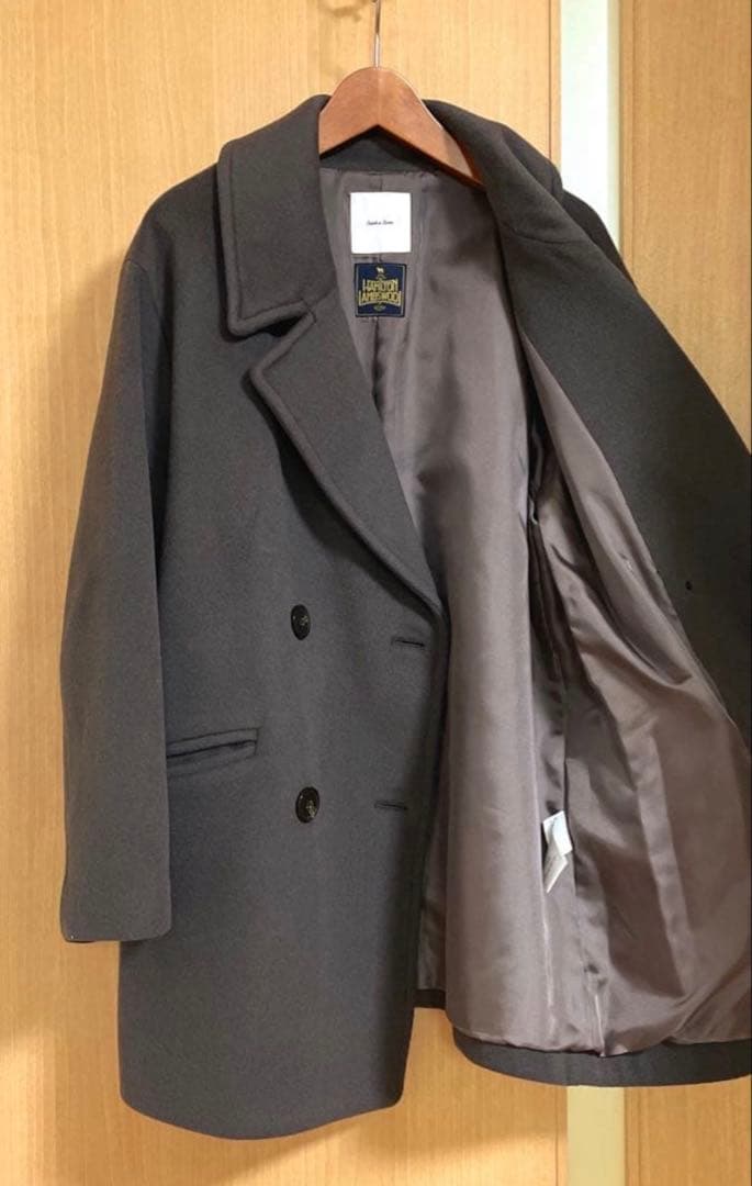 ☆極美品☆スピック＆スパン 定価47,300円 テーラードカラーショートコート