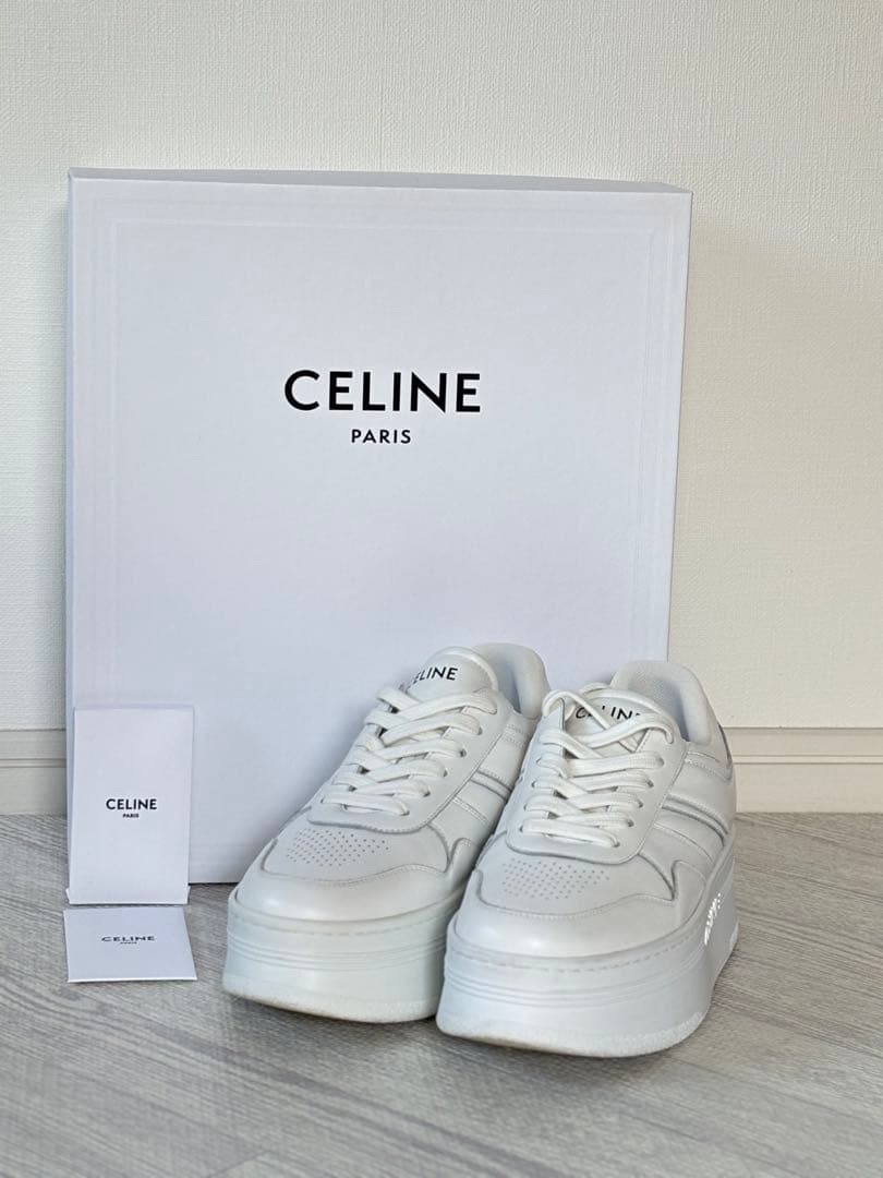 CELINE ブロックスニーカー ウェッジアウトソール