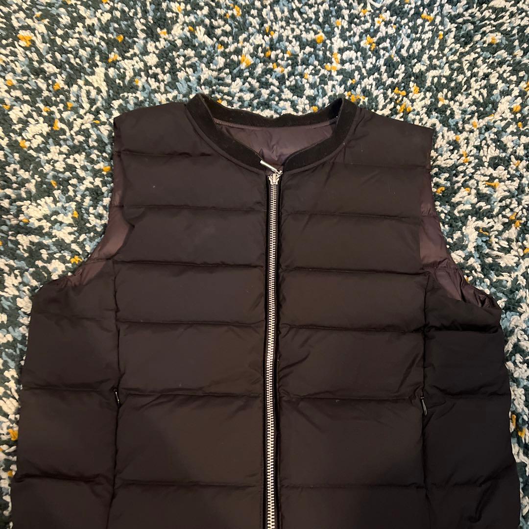 sono ソーノ ペプラムダウンベスト　ブラック　サイズ1