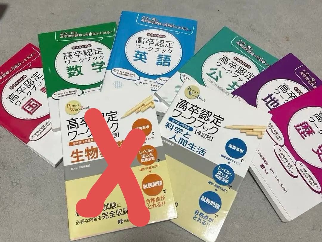 高卒認定 参考書 まとめ