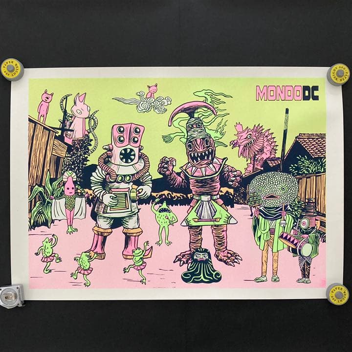 逆柱いみり　シルクスクリーン作品