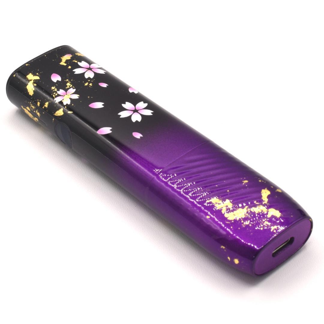 くう様ご依頼品　アイコスイルマiワン　桜鯉柄パープルブラック