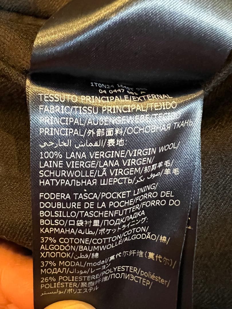 新品タグ付 INCOTEX 48 1T0N24 ブラック インコテックス