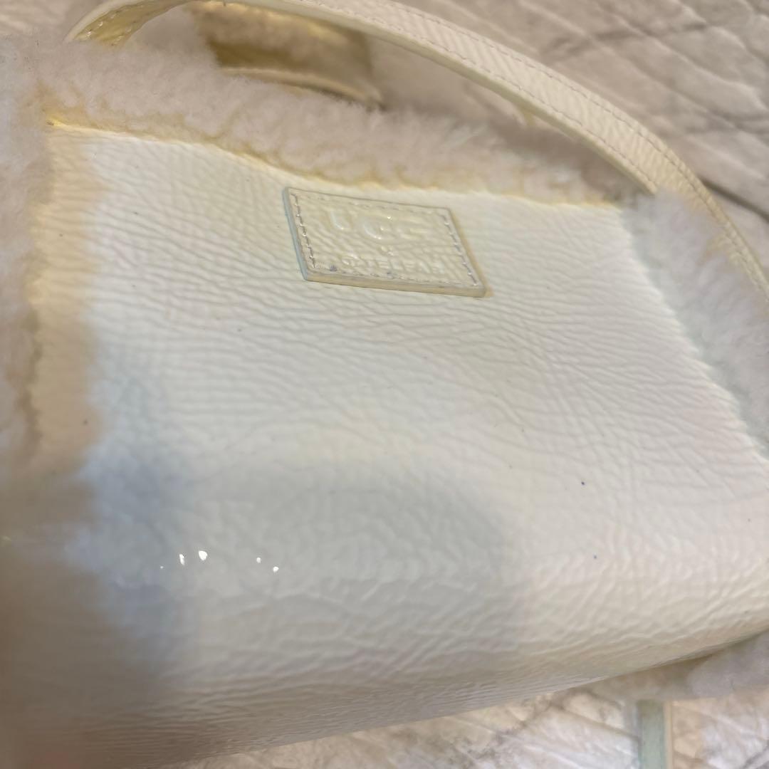 UGG Telfar ホワイト スモールショッパーバッグ　ミニトートバッグ
