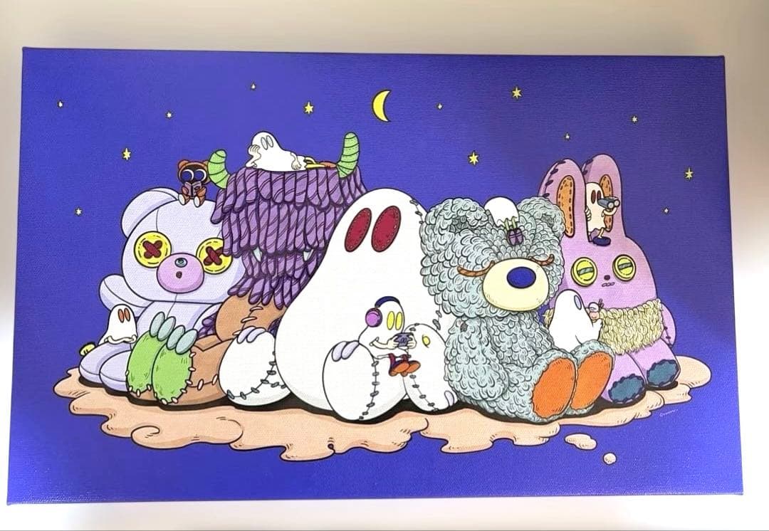 ななしのおばけちゃん　chimney キャンパスアート