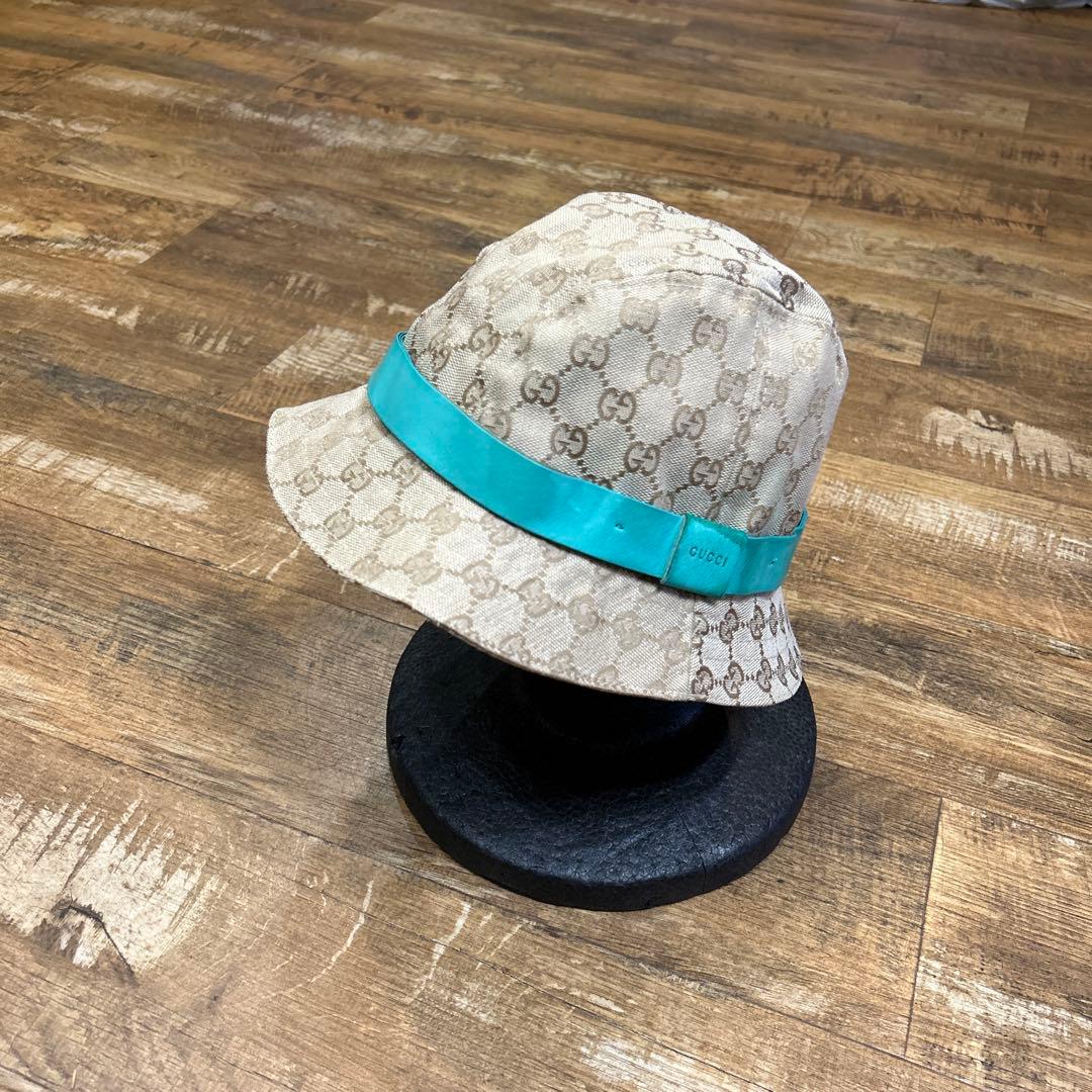 GUCCI グッチ GG柄 キャンバス ハット 030367