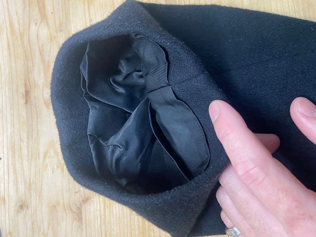 【いけじ】Graphpaper ブラック ダブルブレストコート