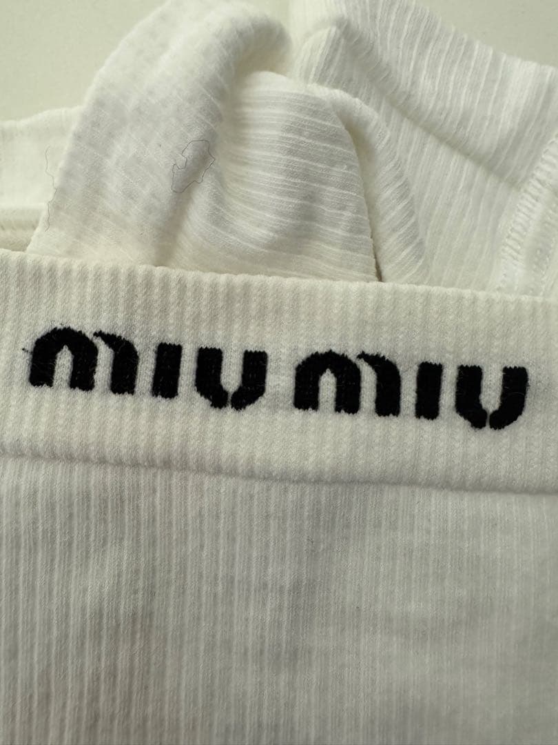 MIUMIU ボクサーショートパンツ xs～s