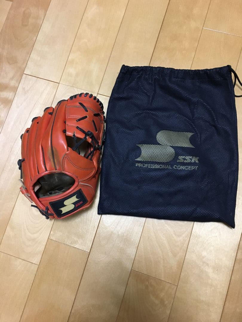 【4478186836】SSK Z-ONE 硬式グローブ オレンジ
