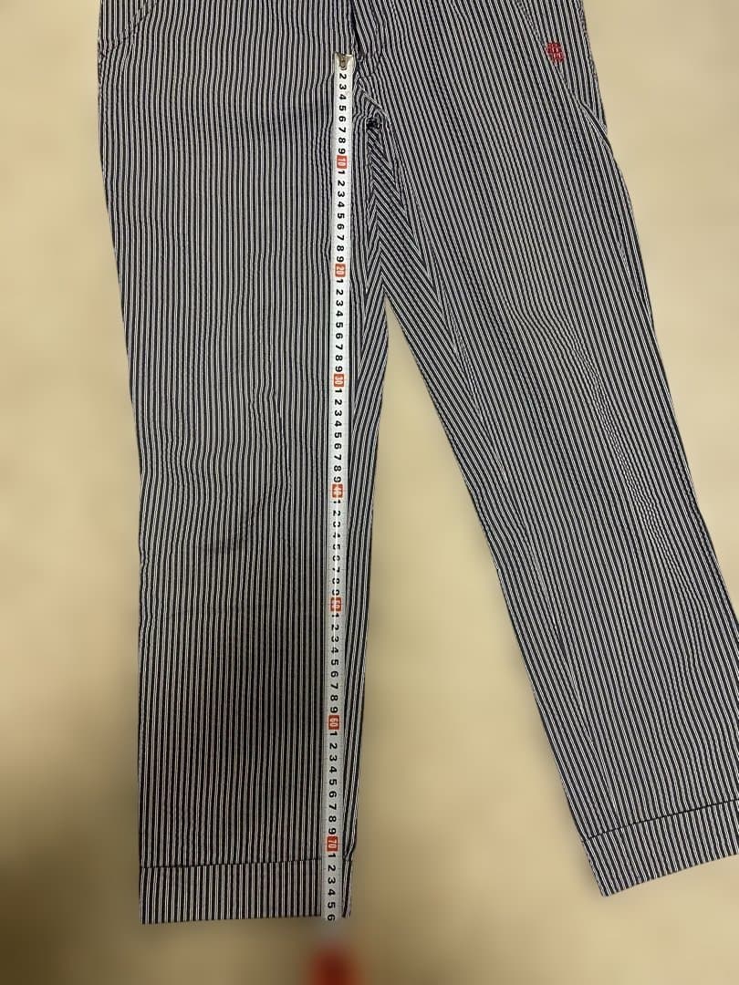 ラフアンドスウェル　rough&swellストライプ柄パンツ　L