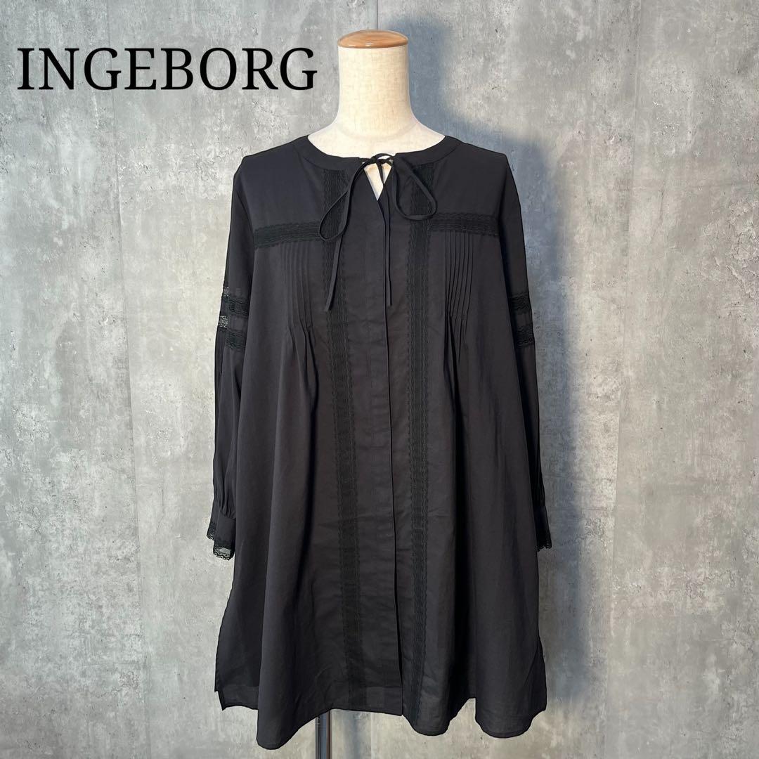 インゲボルグ レース&ピンタック オーバーシルエットチュニック 2024年製