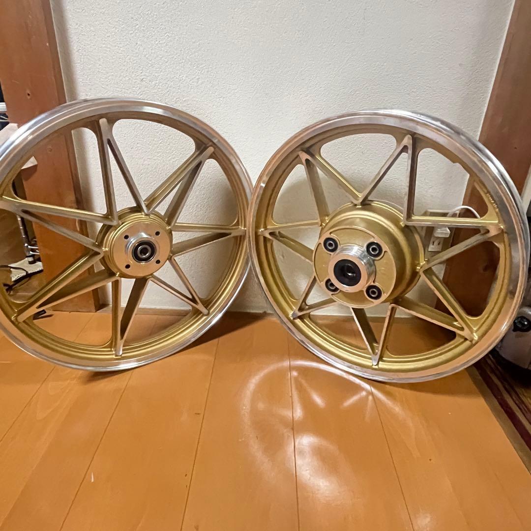 CB400F キャスト ホイール ゴールド 前後セット
