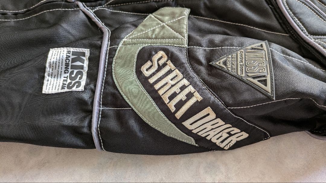 キスレーシング　ナイロンジャケット　レーシングジャケット　黒　ヴィンテージ