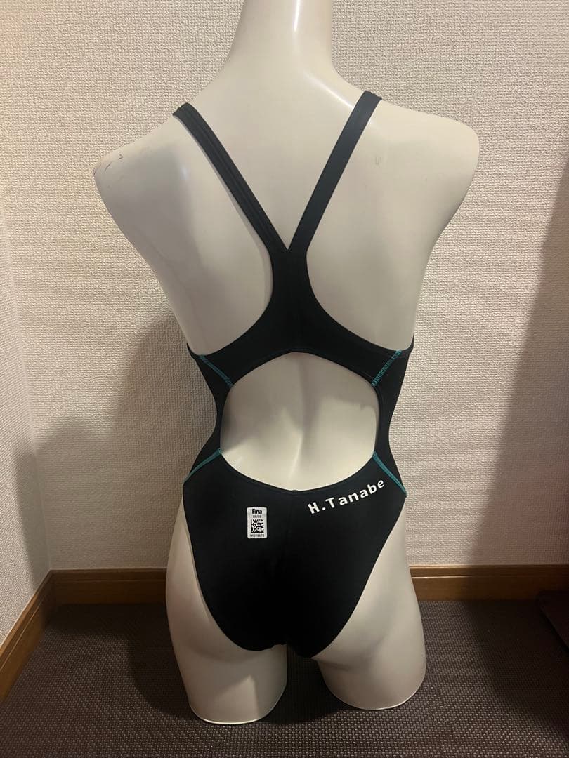 9/30まで値下げ Mizuno スポーツ用水着 ブラック/グリーン