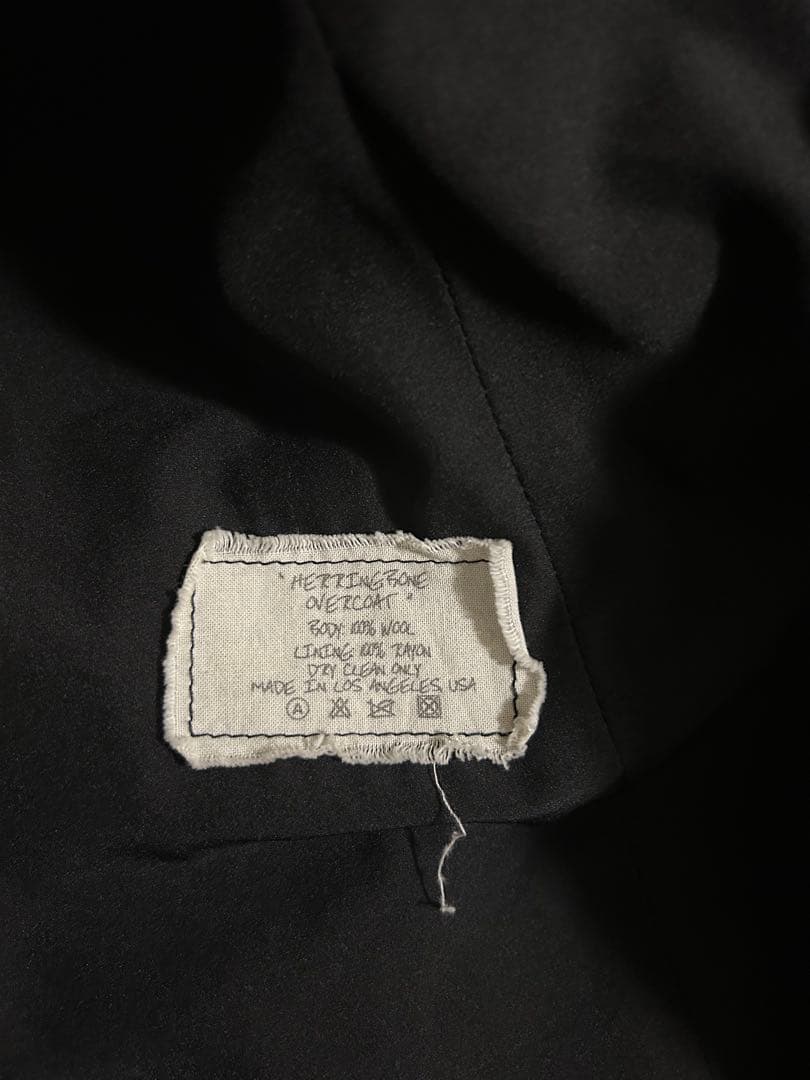 GREG LAUREN ヘリンボーン ガウンコート 3