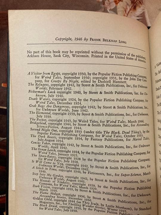 The Hounds of Tindalos アーカムハウス 洋書　値下げ不可