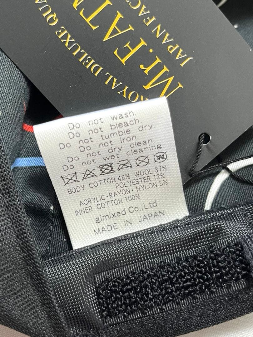 Mr.FATMAN DONNY CASQUETTE Black XL 新品未使用