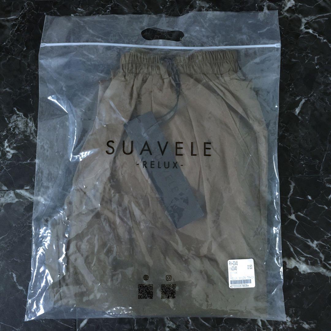 SUAVELE【ナイロンセットアップ】【トラックjk】【トラックpt】khaki