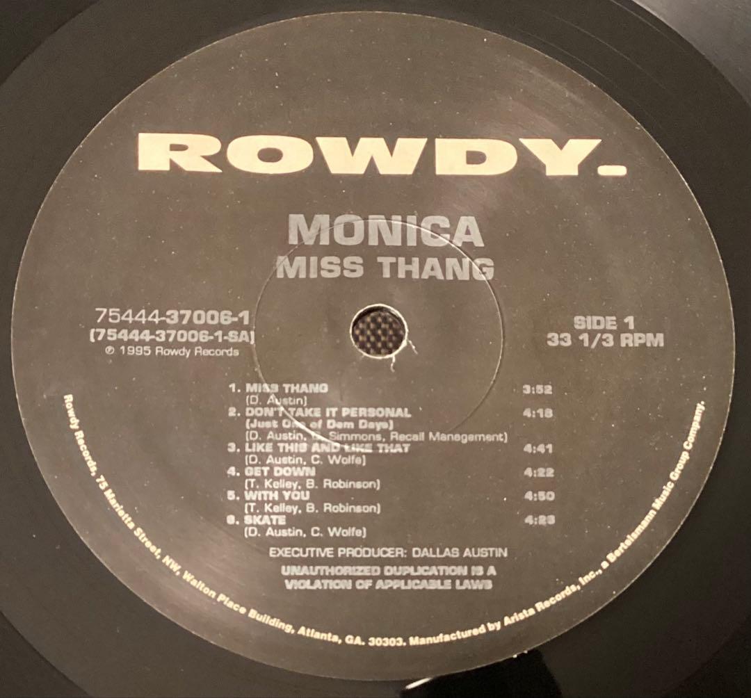 (USED)Monica – Miss Thang オリジナル盤アナログレコード