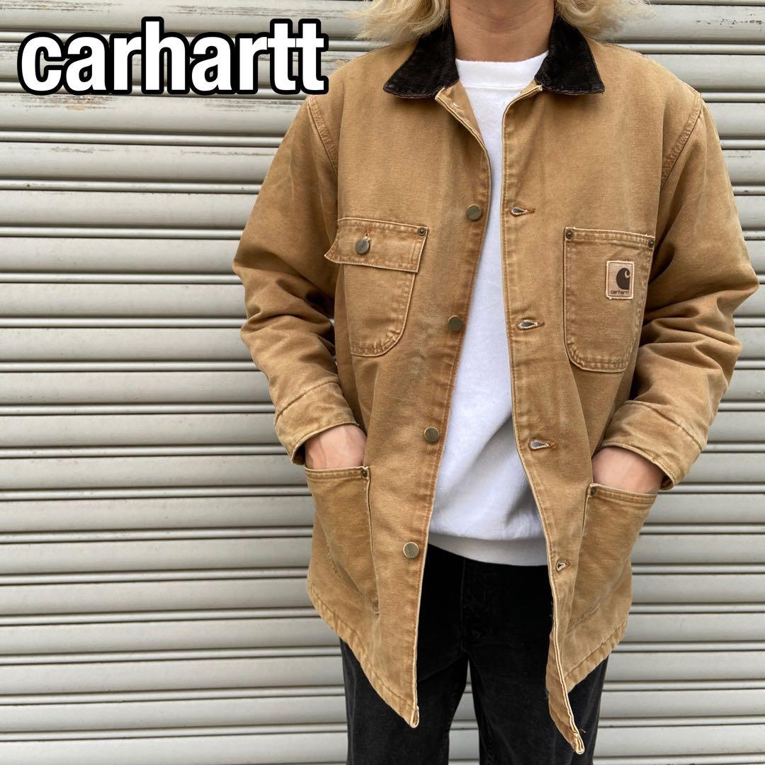 henachoco 00s☆カーハート☆ミシガンチョアコート☆カバーオール