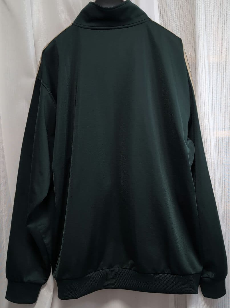 【古着】adidas ダークグリーン ジップアップジャージ