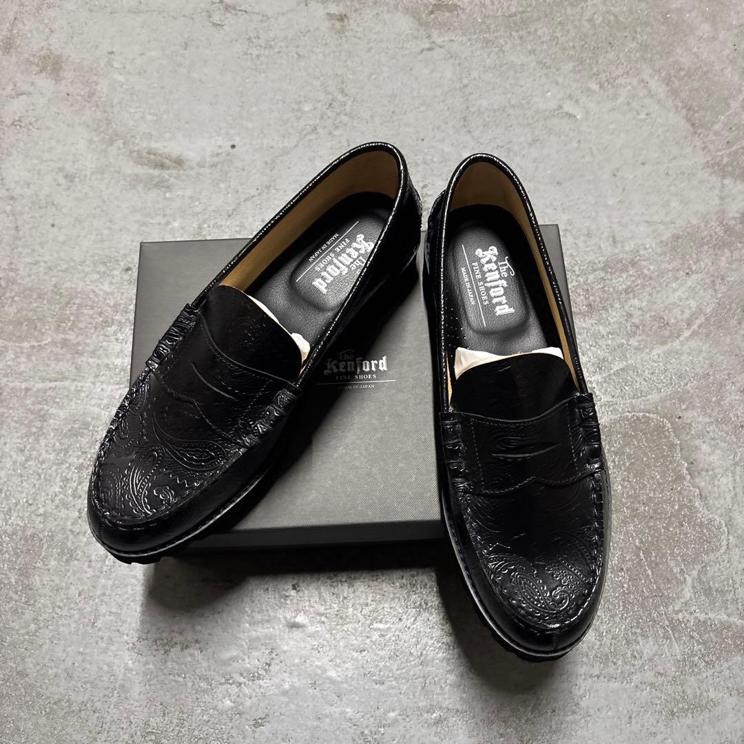THE KENFORD FINESHOES ペイズリーローファー タンクソール
