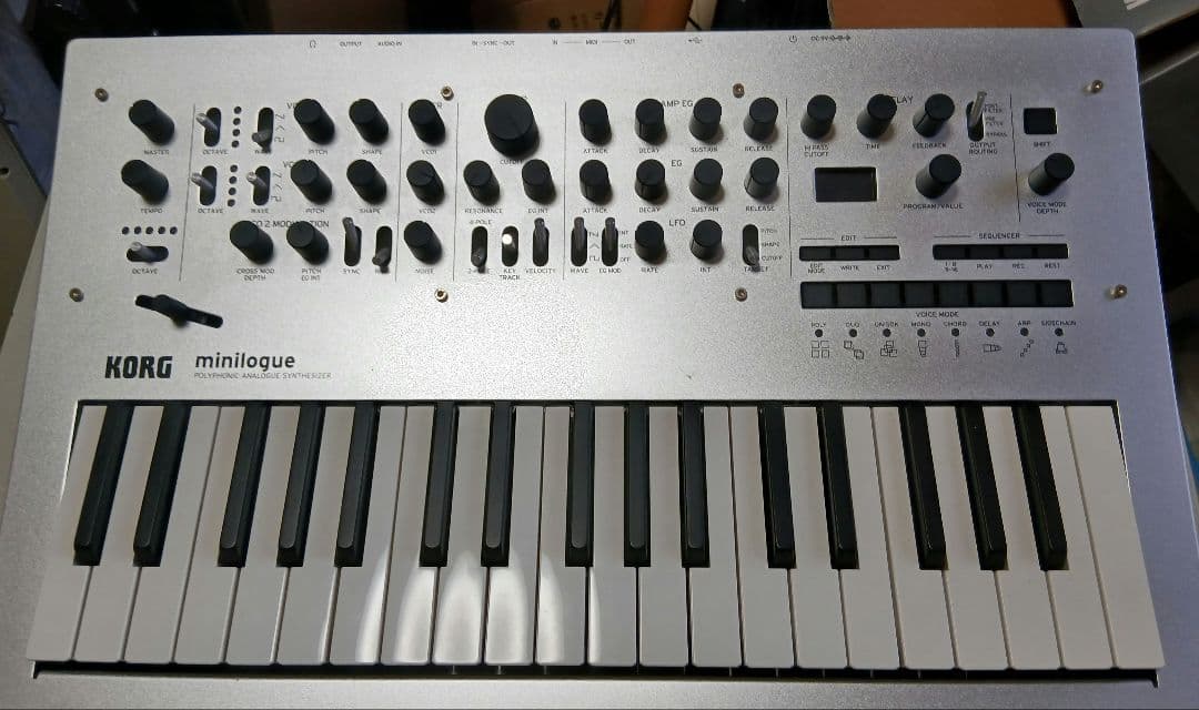 【即購入・お値下げ可】KORG minilogue アナログシンセサイザー