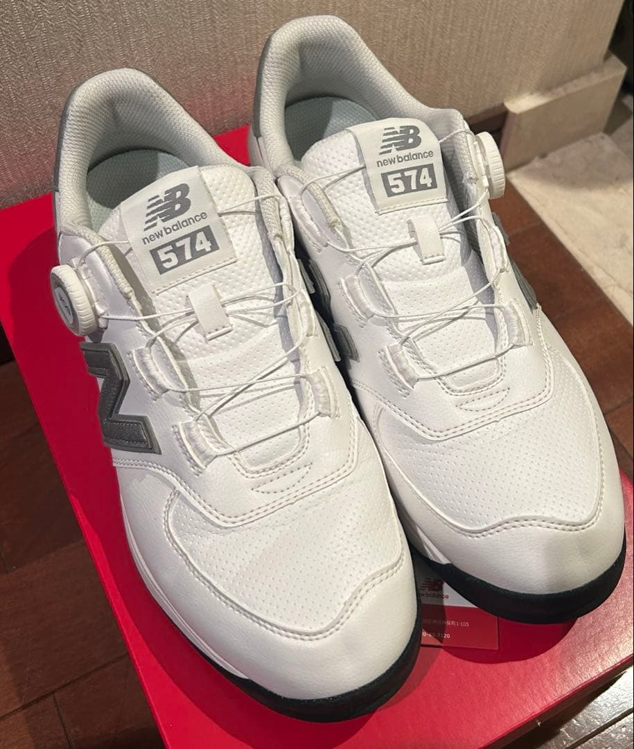 ニューバランス 574 v4 SL BOA(R) UG574B ホワイト／グレー