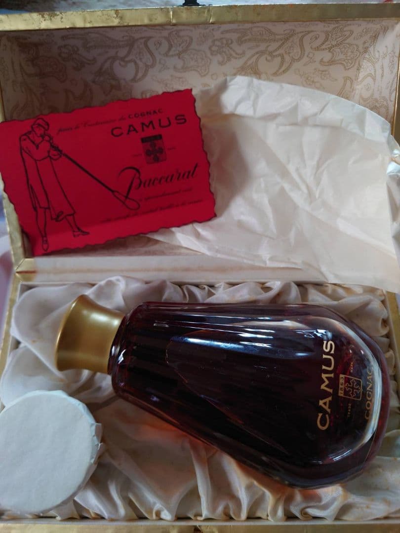 未開封　CAMUS カミュ バカラ クリスタル ブランデー