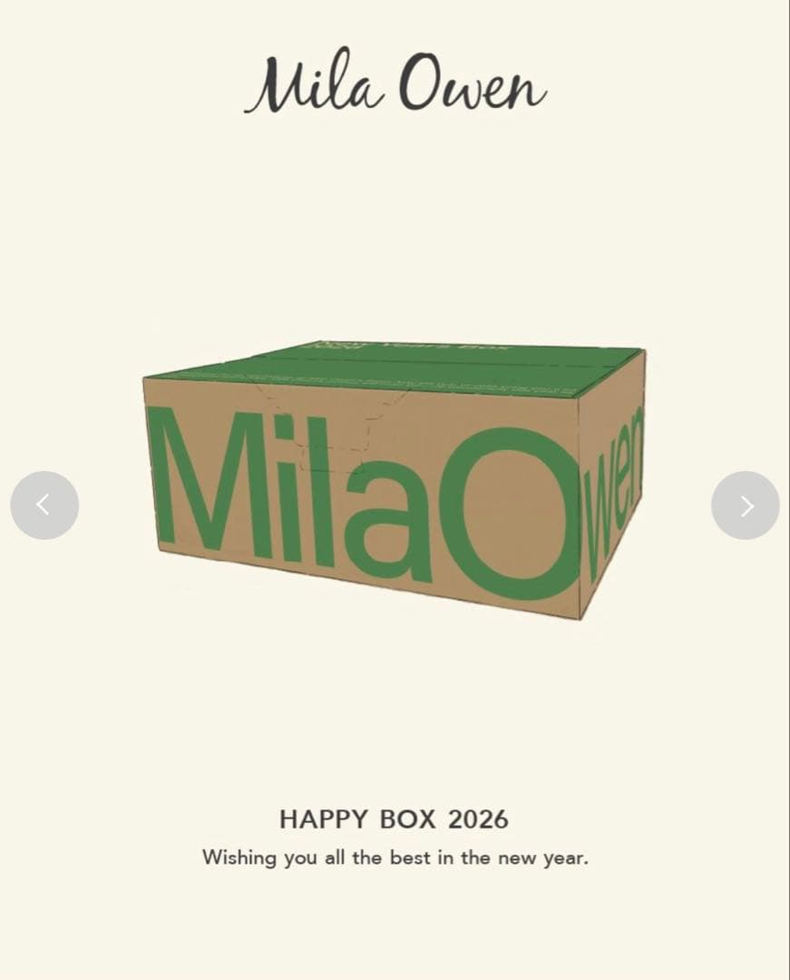 【2026年】MilaOwen福袋 (新品未開封タグ付き)