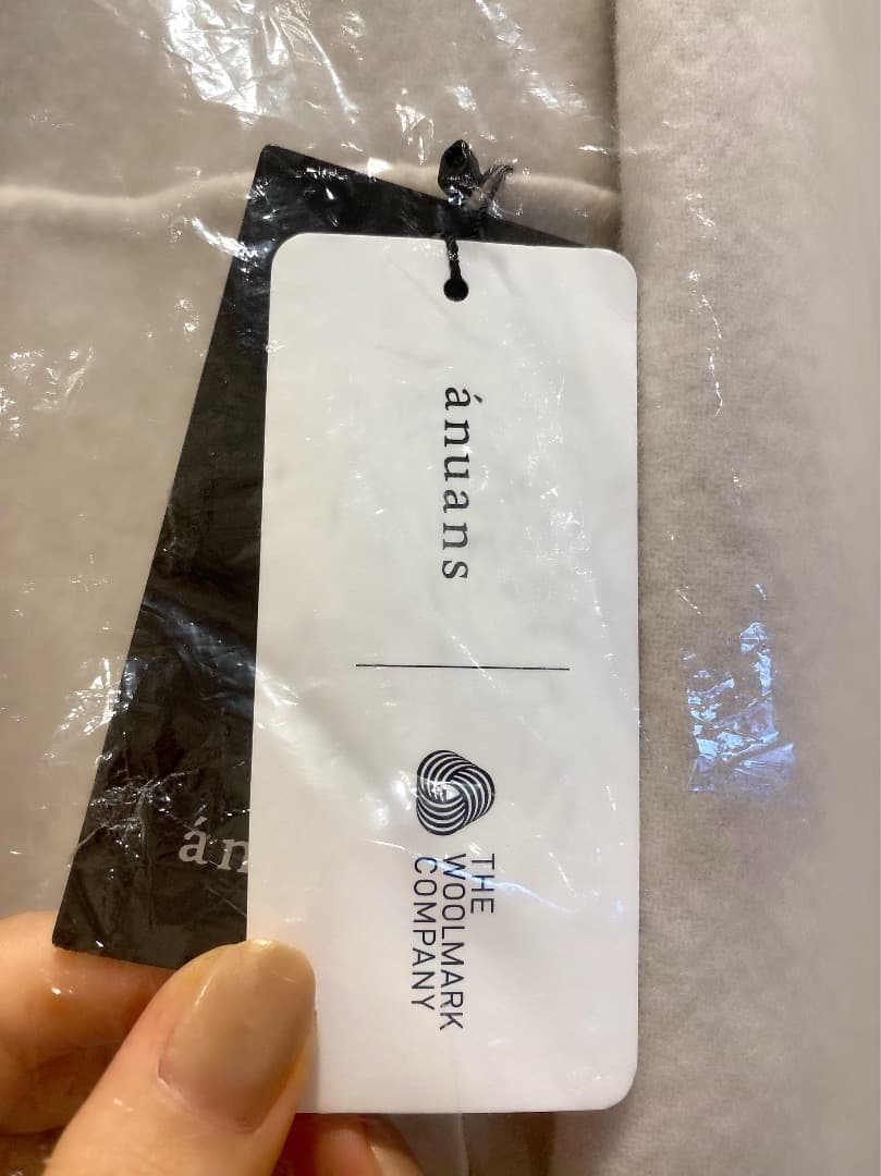 【あんこ】anuans バイカラーショートリバーコート