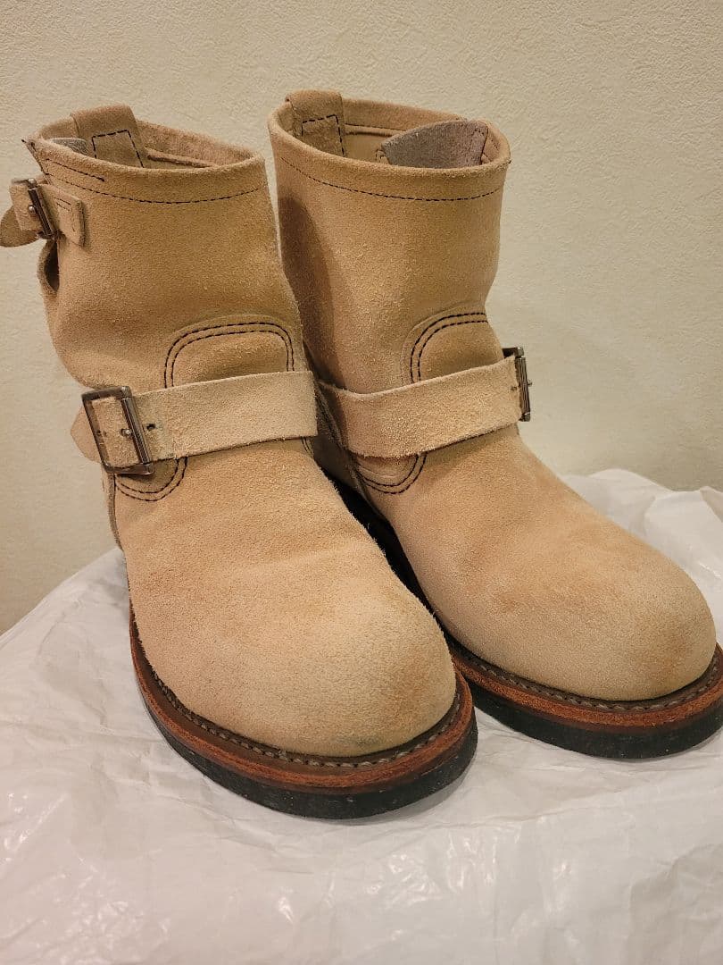 土日セール　美品　2965　ショートエンジニア　レッドウィング　6.0