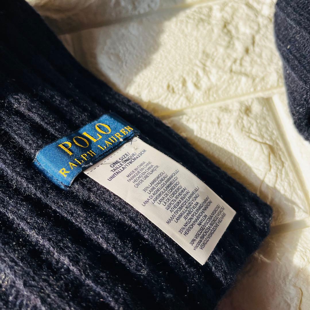 【新品】Polo Ralph Lauren マフラーとニット帽セット　クリスマス