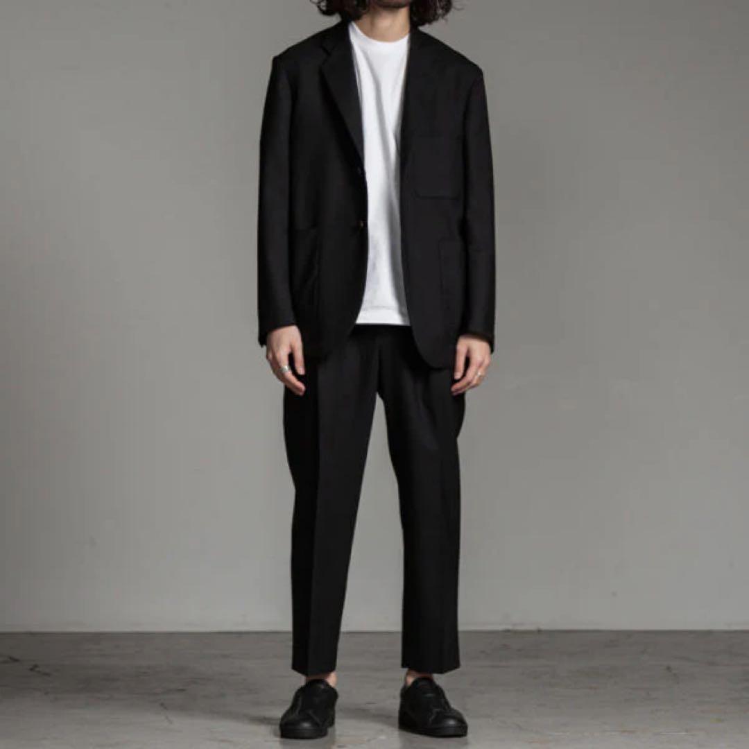 MARKAWARE マーカウェア FRONT PLEATS PEG TOP 1