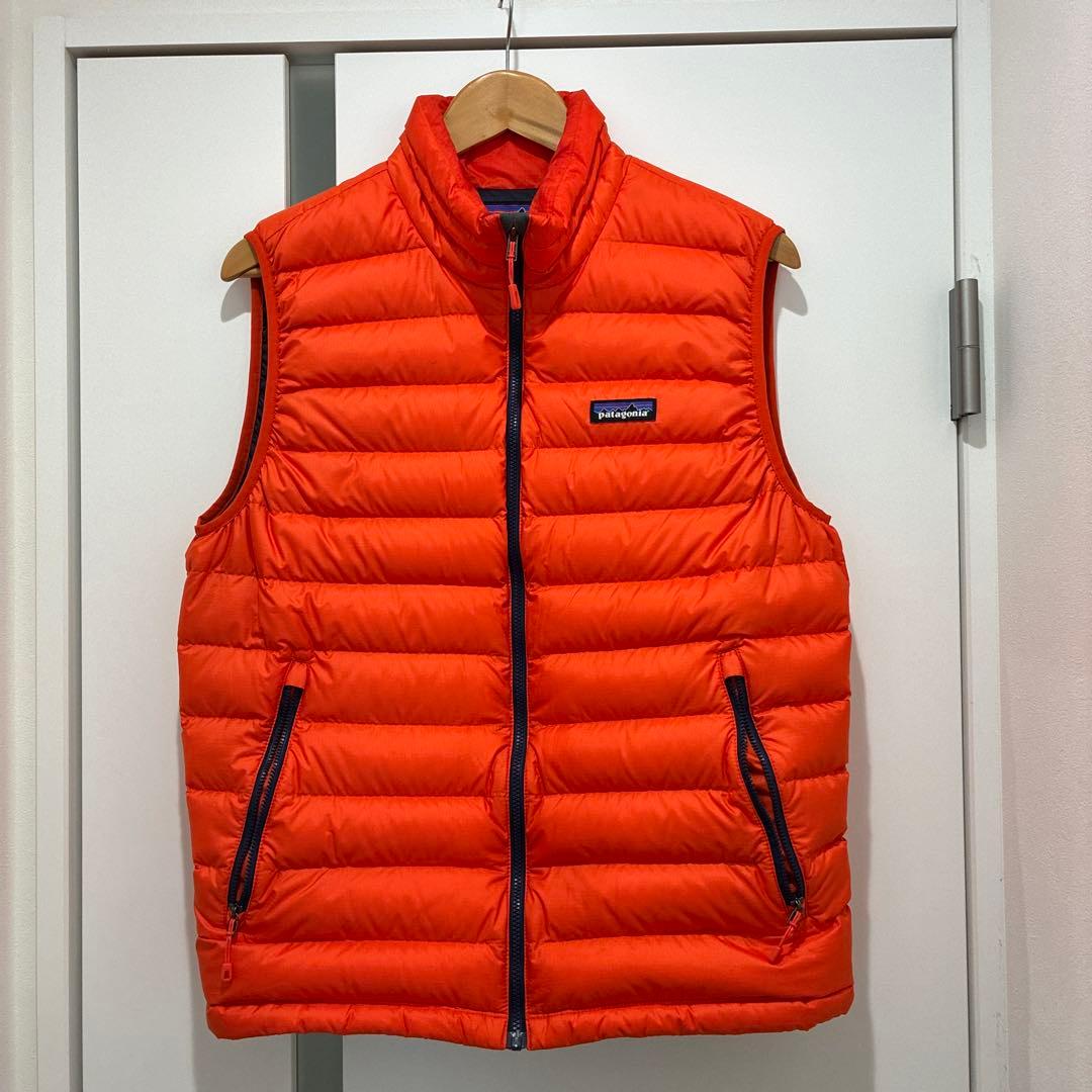 パタゴニア　ダウンベスト　Mサイズ　オレンジ