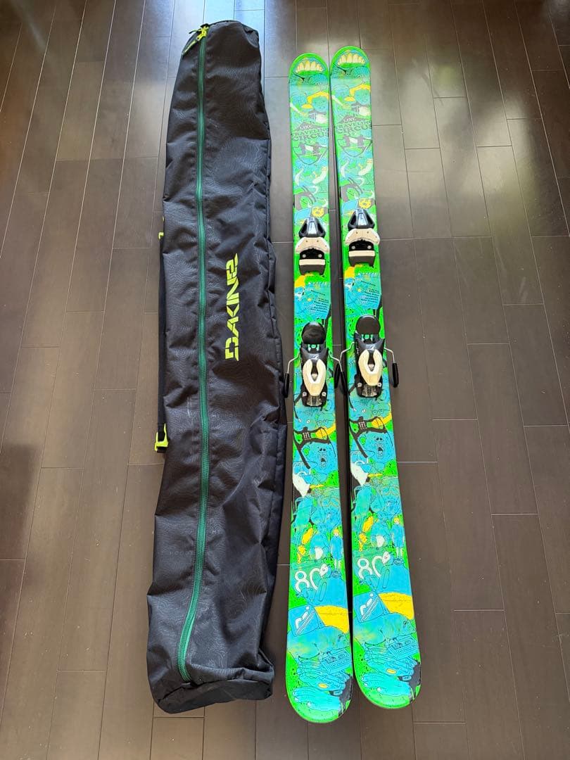 LINE スキー板　ビンディング　ケース　4点セット
