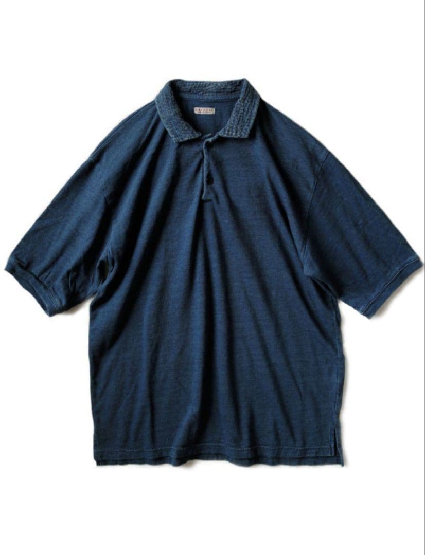 新品タグ付　KAPITAL キャピタル　刺し子インディゴポロシャツ