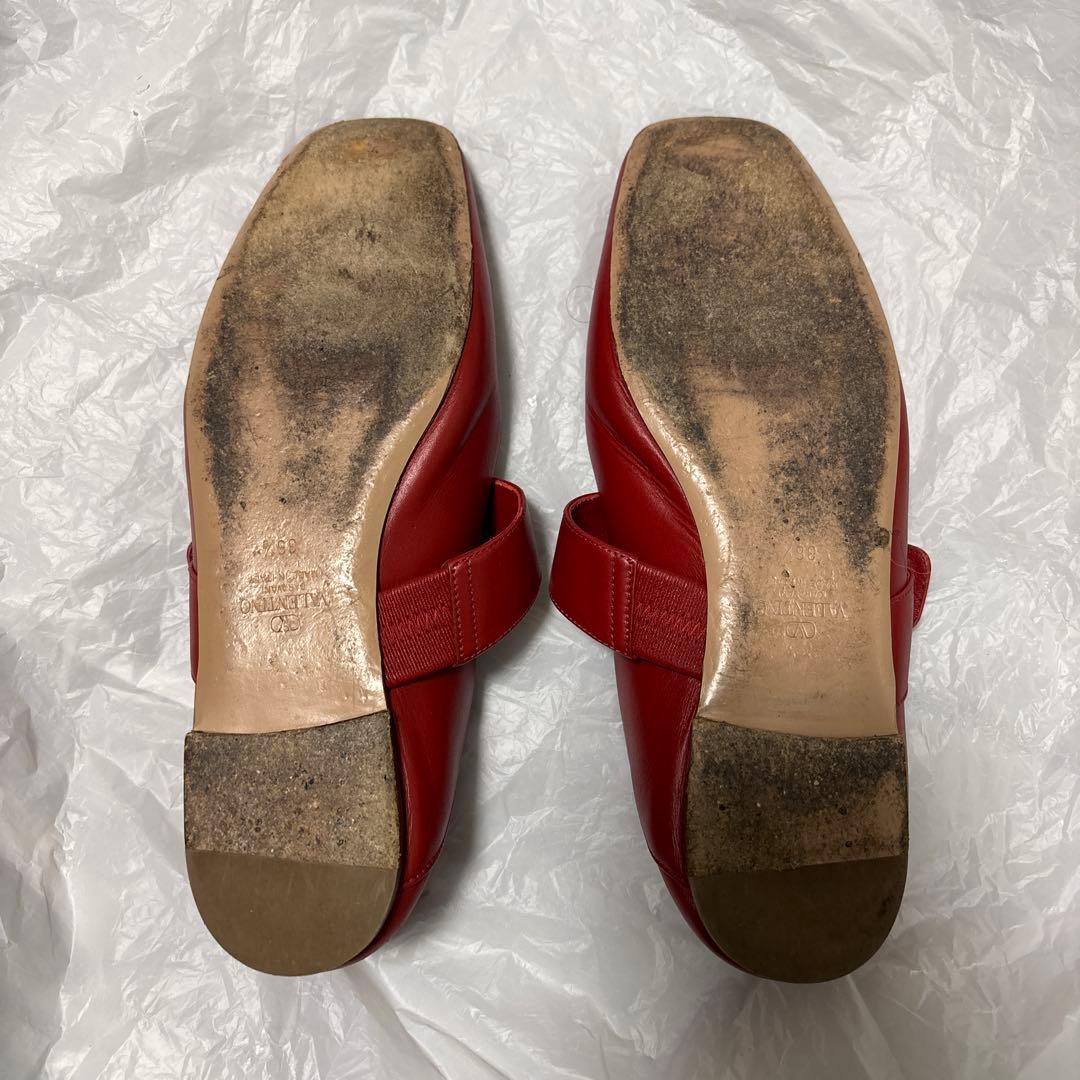 VALENTINO BALLERINA バレエシューズ 赤