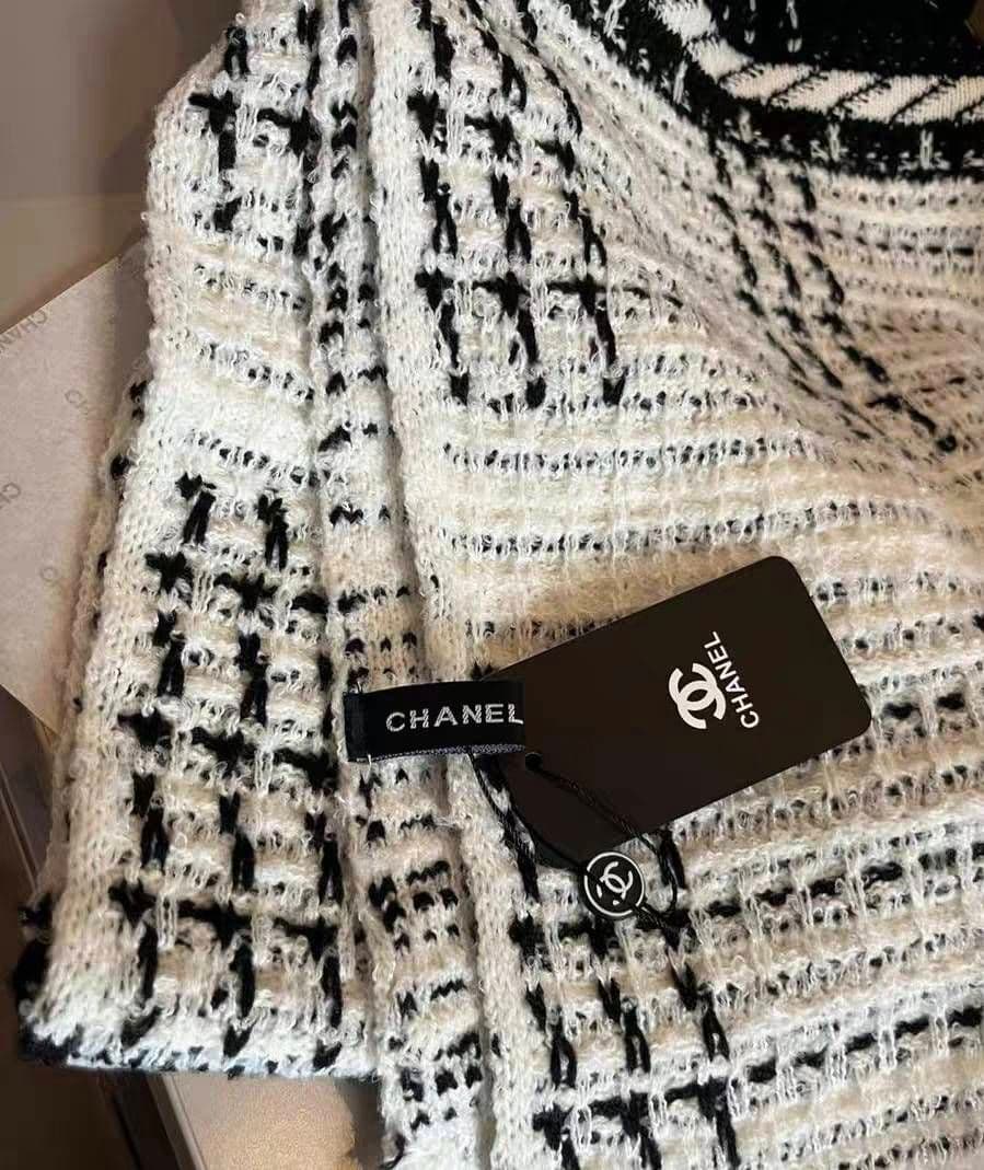 【美品セット】　CHANEL シャネル ストール＋帽子 セット