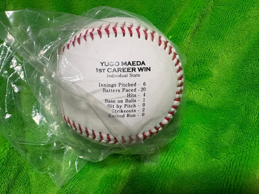 か*ず様 【前田悠伍】プロ初勝利記念グッズ　直筆サイン入りボール