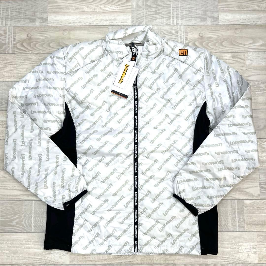 【新品】ラウドマウス メンズ ゴルフウェア LL ダウンブルゾン ジャケット