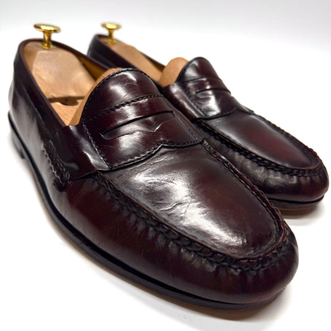 COLE HAAN ローファー バーガンディ ビジネスシューズ 本革 革靴