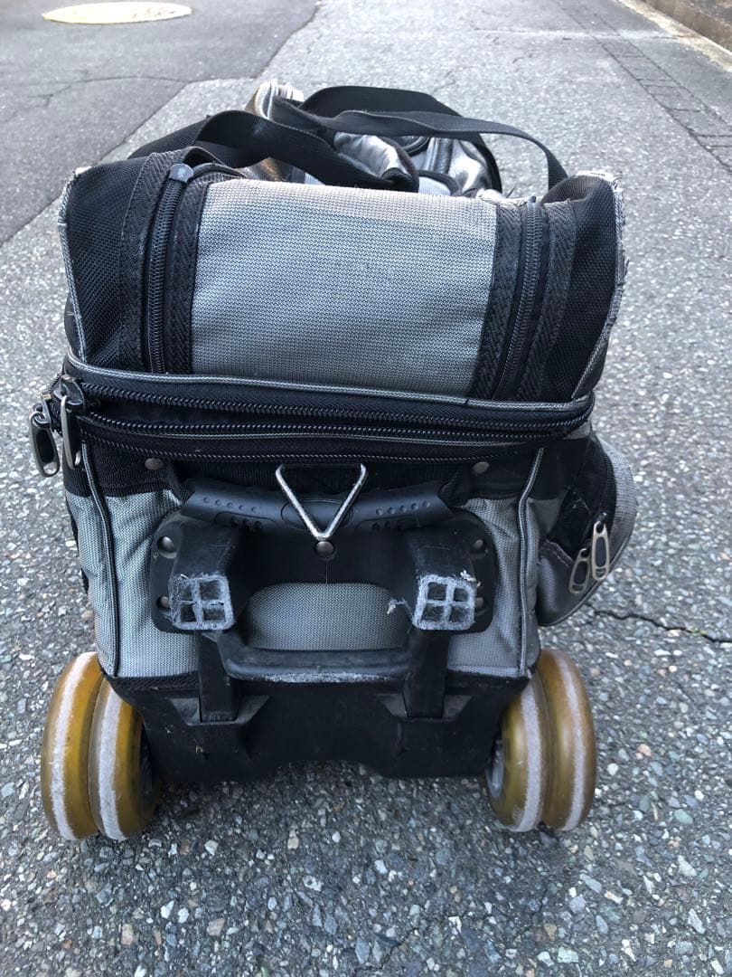 ABS PRO-AM ボウリング用バッグ 3個入れ　キャスター付き